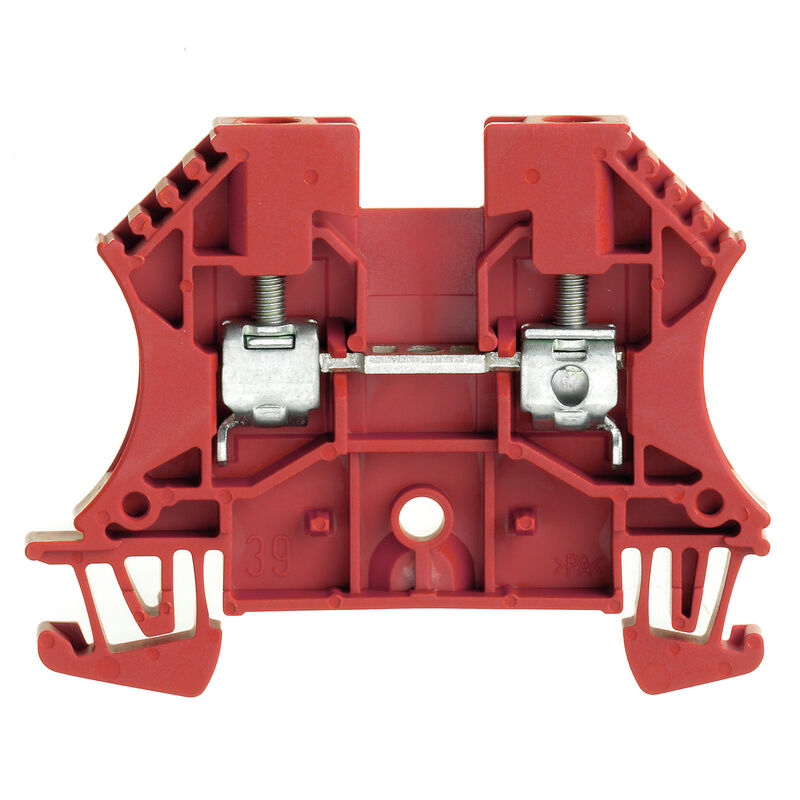Borne de Paso 4 mm², 800 V, 32 A, Rojo