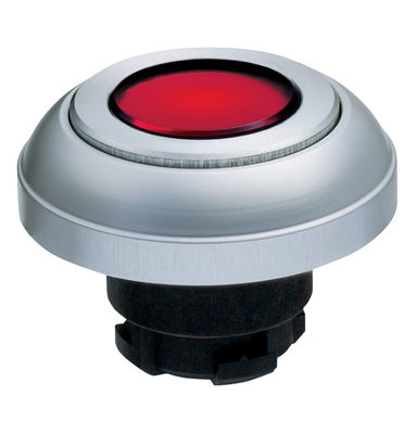 Botón Pulsador 22 mm Rojo Iluminado