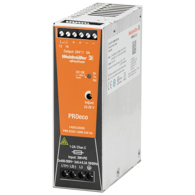 Fuente de Poder PRO ECO3 120W, 24 V, 5 A