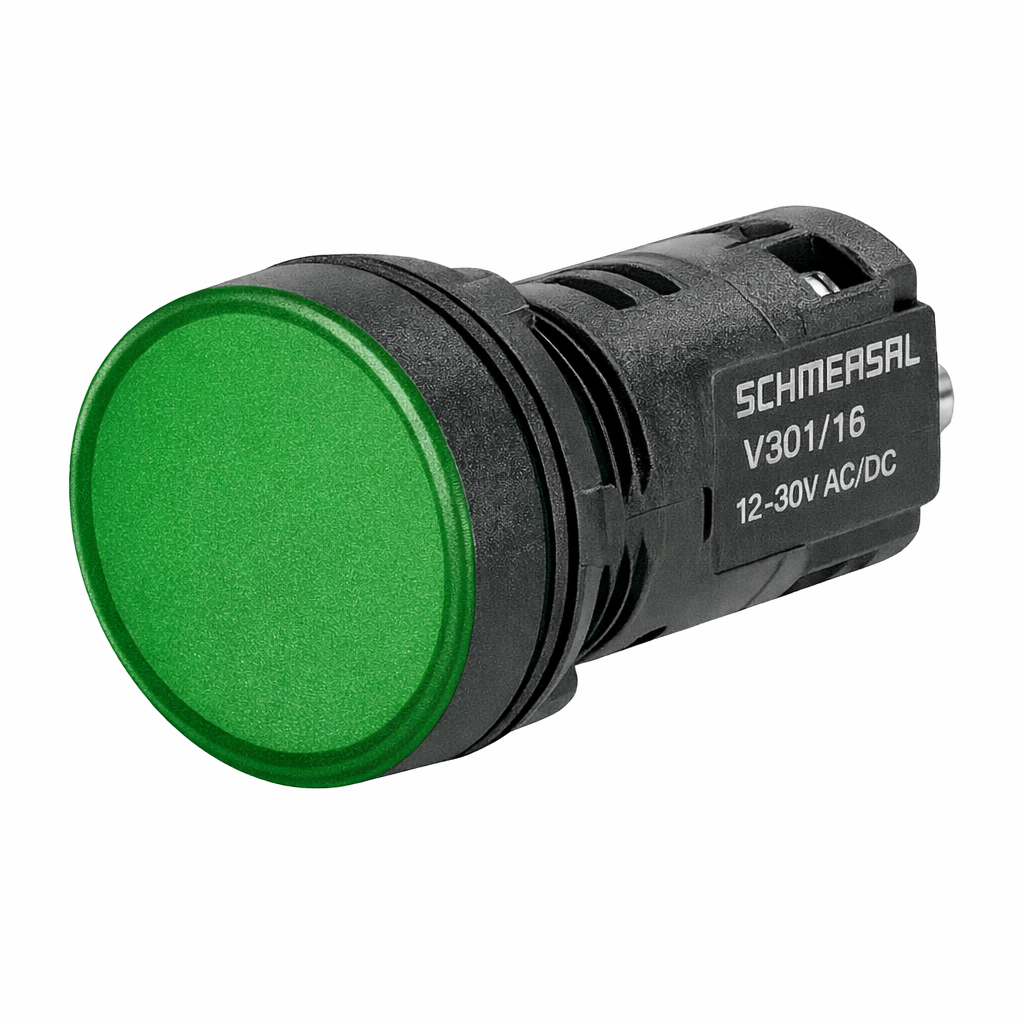 Señalizador Termoplástico sin Aro V301/15 Verde 30 mm