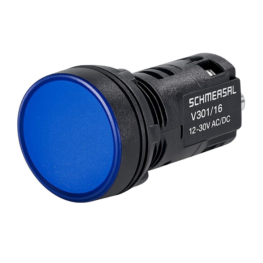 Señalizador Termoplástico sin Aro V301/16 Azul 30 mm