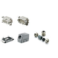 Kit Conector HDC HE Size 4, 10 Polos, 500 V, 16 A, M25