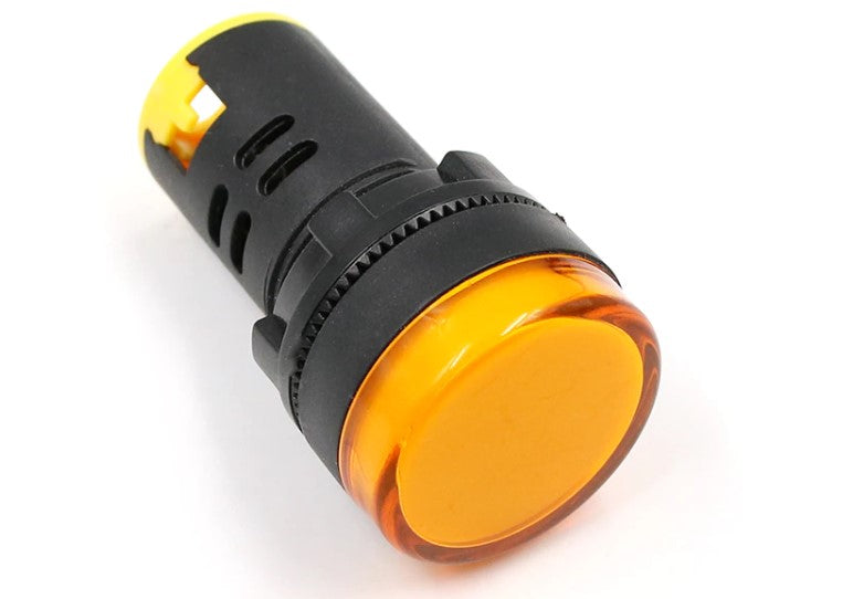 Lámpara de Señalización 22 mm Amarilla 24 Vcc SM22/14 Monobloque