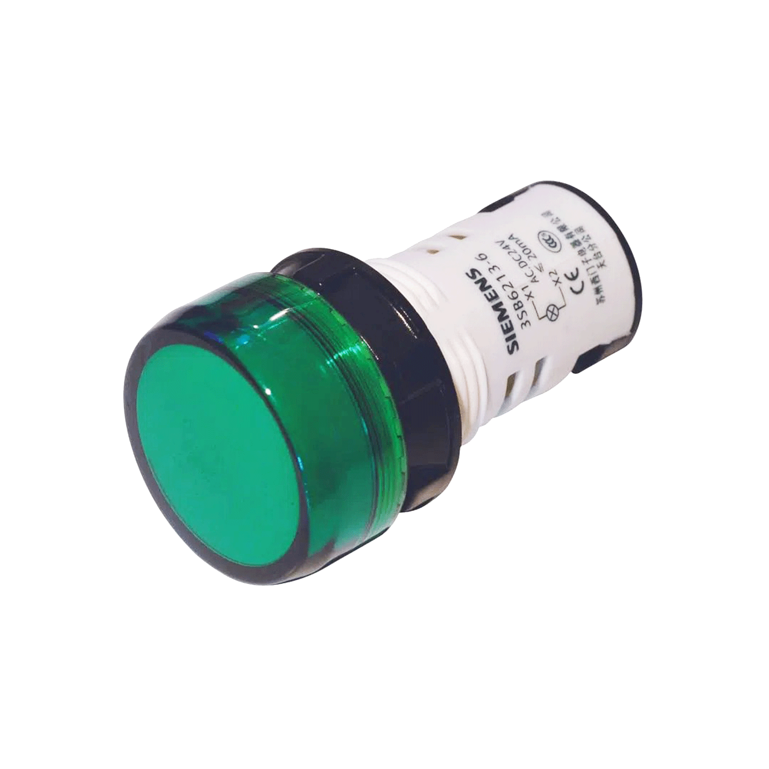 Lámpara de Señalización 22 mm Verde 24 VDC SM22/15