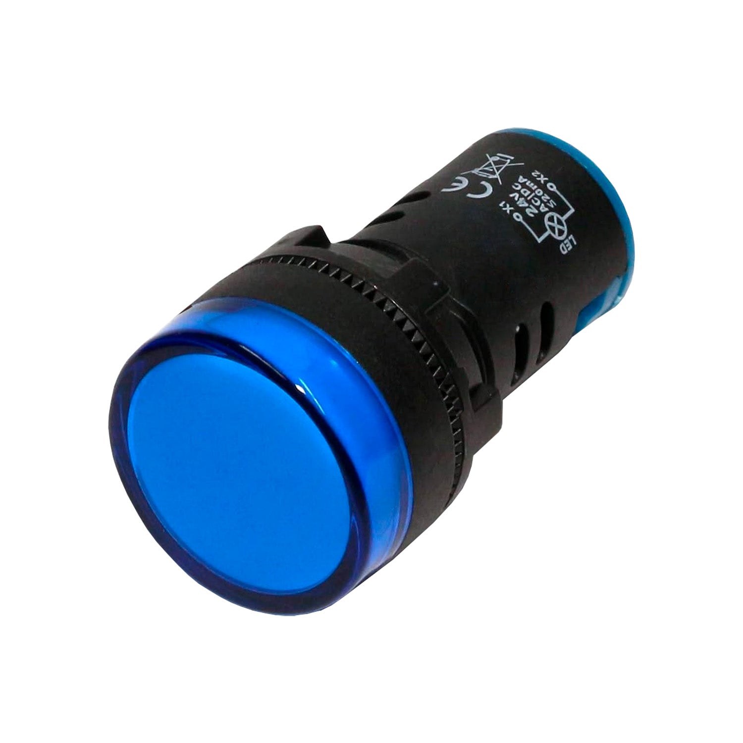 Lámpara de Señalización 22 mm Azul SM 22/13 125 VCA Monobloque