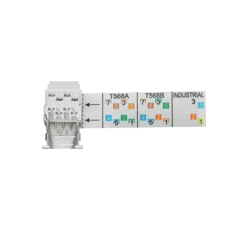 Conector Macho RJ45 IDC, Sin Herramientas, TIA-568A / T568B, PROFINET