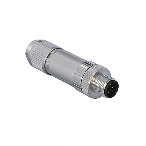 Conector Macho M12 Codificación D
