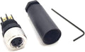 Conector Hembra M8 4-Pin Para Suministro De Potencia Largo Cable 10m