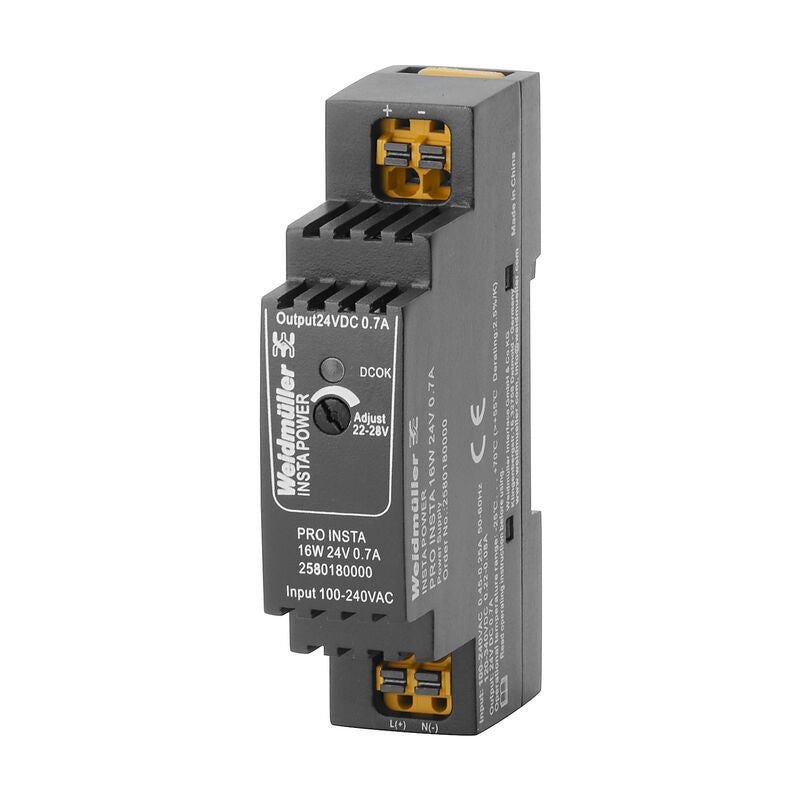 Fuente de Poder PRO INSTA 16W, 24 VDC, 0.7 A