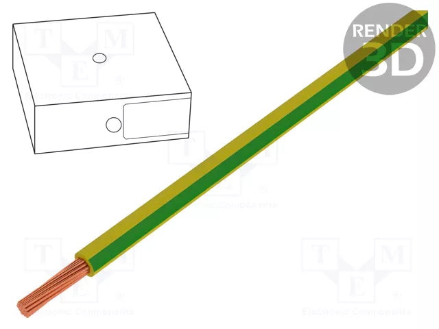 Cable De Control H07V-K AWG16 1x1.5 mm² OD 2.95 mm Violeta