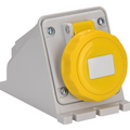 Base De Pared Inclinada Hembra IP67 2P+T 4H 16A 110–130V