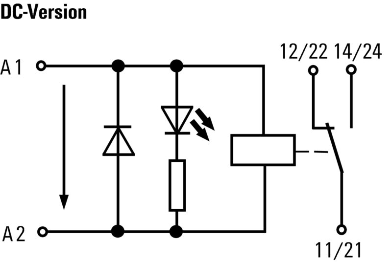 Módulo de Relay con LED, 1 Contacto, 24 VDC, 16 A, Conexión Tornillo