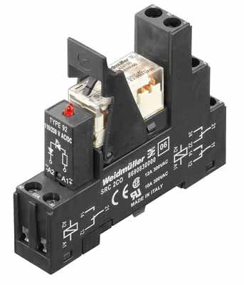Módulo de Relay con LED, 1 Contacto, 24 VDC, 16 A, Conexión Tornillo