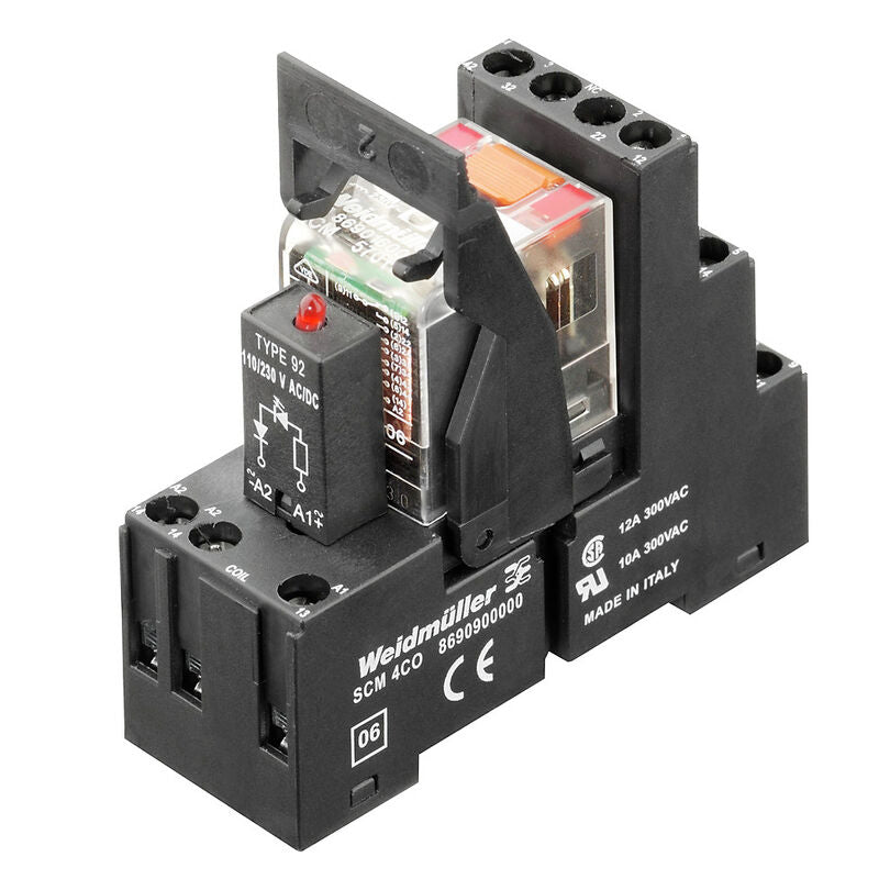 Módulo de Relay 3PDT con LED, 24 VDC, 6 A, Conexión Tornillo