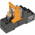 Módulo Relay 4 Contactos, 24 VDC, 6 A, Conexión Push In