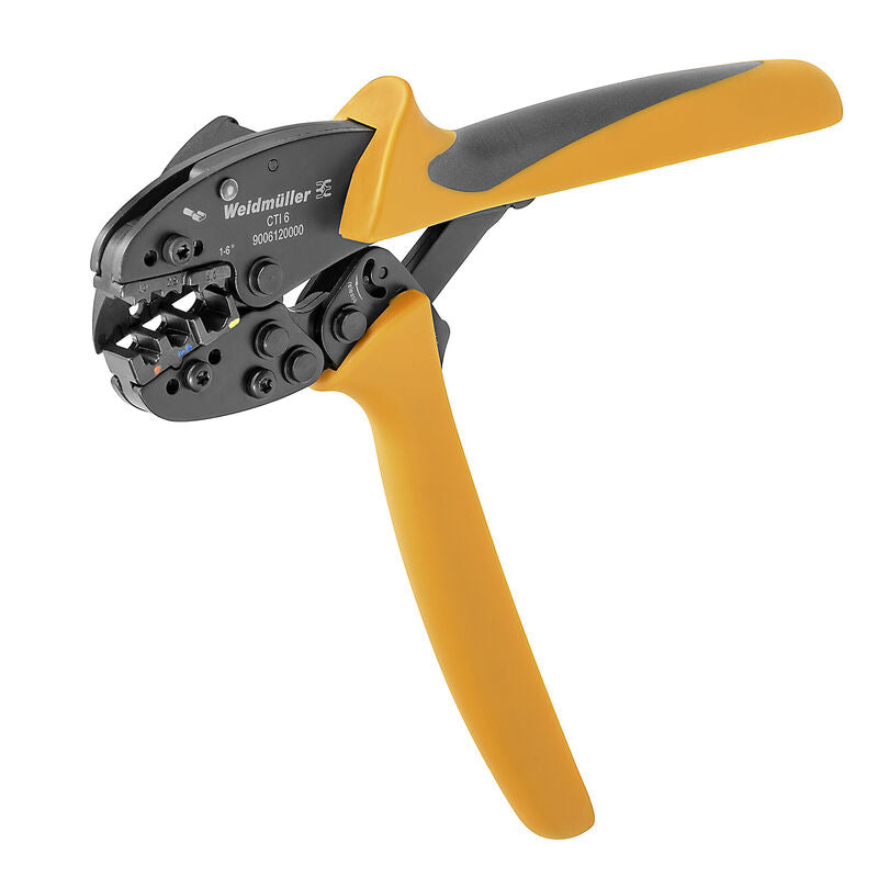 Herramienta para Prensar Terminales 0,5–6 mm², Crimpado Ovalado / Doble