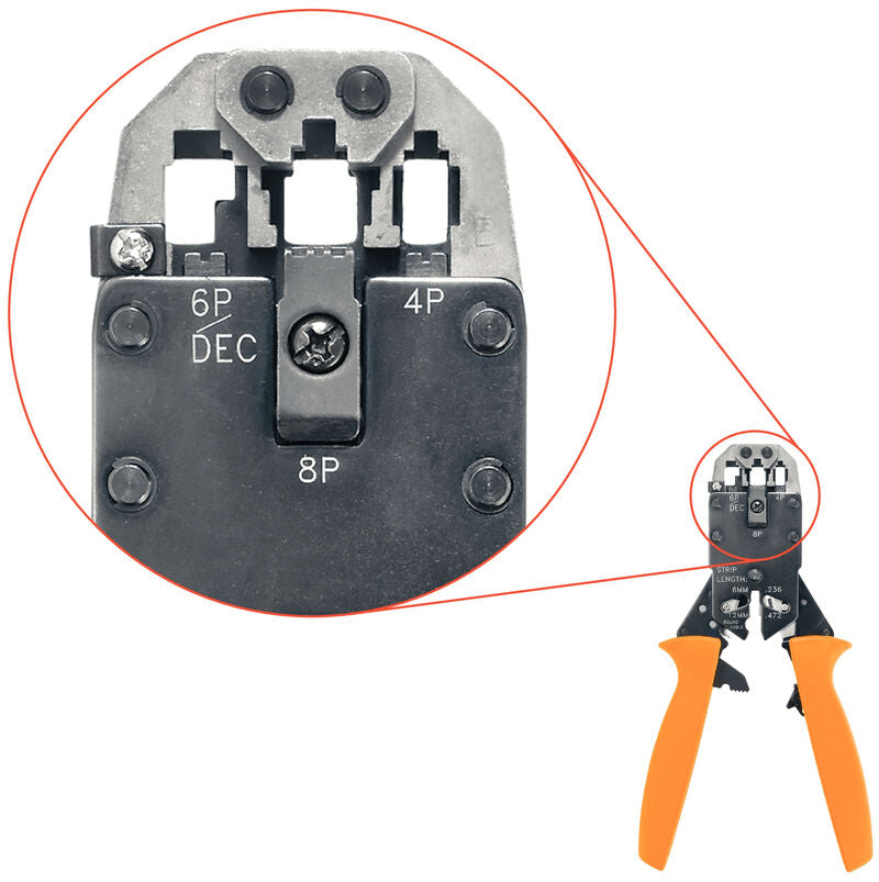 Herramienta Crimpadora Modular Manual RJ22 / RJ11-12 / RJ45