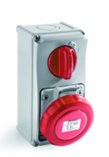 Base Hembra Interbloqueante IP67 3P+T 6H 32A 380–440V