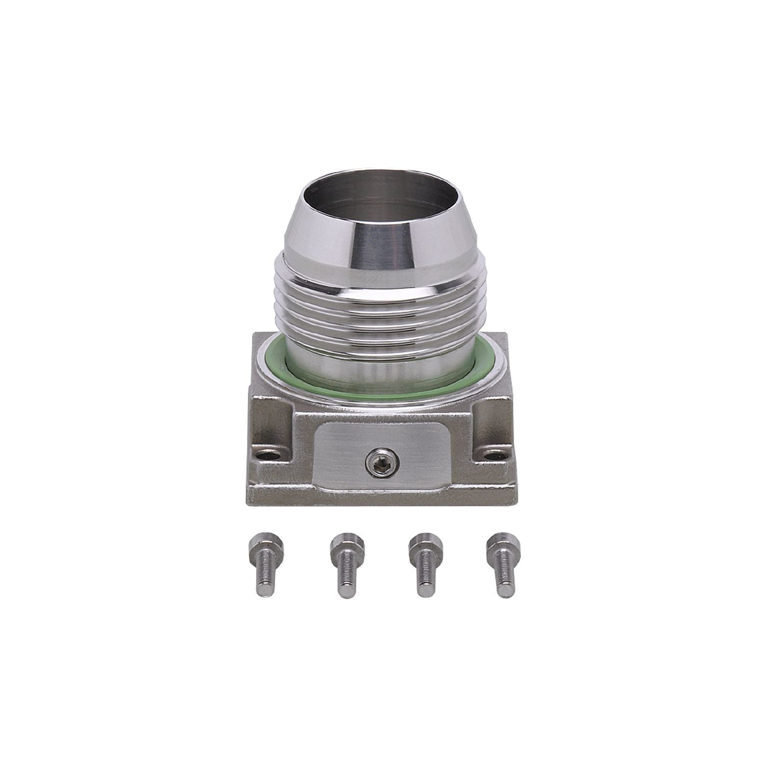 Adaptador de montaje para sensores fotoeléctricos de nivel 42 x 43,5 x 42 mm collarín inox 1.4404 / 316L E21224