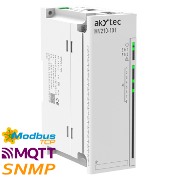 Módulo de Entradas Analógicas 8AI, 4–20 mA / 0–10 V, Modbus TCP