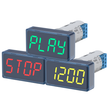 Display RS485 con Protocolo Modbus, Montaje en Panel 22.5 mm