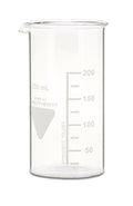Vaso de Precipitados 250 ml, Vidrio Borosilicato con Graduación y Pico