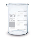 Vaso de Precipitados Alto 600 ml, Vidrio Borosilicato con Graduación y Pico