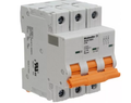 Interruptor automatico MCB, 3 P/ 10 A  AC/DC, rail DIN, Weidmuller.